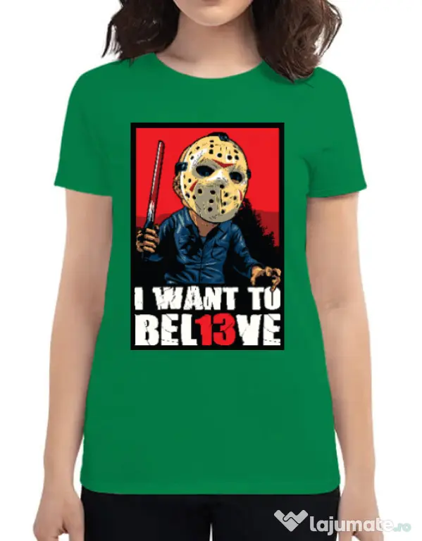 Tricou ADLER dama Believe Jason Verde mediu