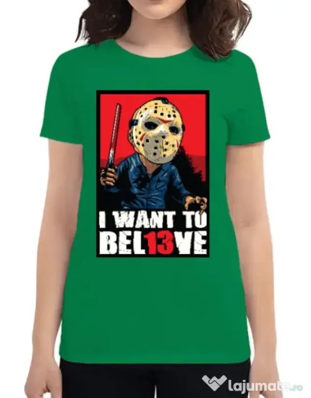 Tricou ADLER dama Believe Jason Verde mediu