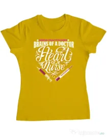 Tricou ADLER dama Nurse practicioner Galben
