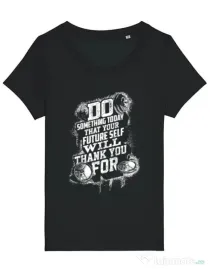 Tricou STANLEY STELLA dama Do something today Negru