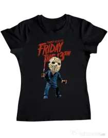 Tricou ADLER dama Friday Negru