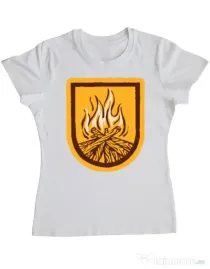 Tricou ADLER dama Bonfire Alb