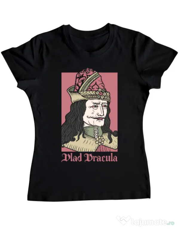 Tricou ADLER dama Vlad Dracula Negru