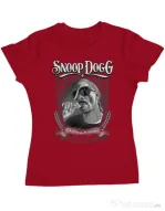 Tricou ADLER dama Snoop Rosu