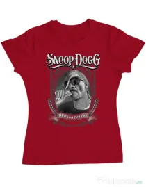 Tricou ADLER dama Snoop Rosu
