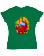 Tricou ADLER dama Baby born Verde mediu