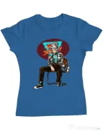 Tricou ADLER dama Sanchez Albastru azuriu