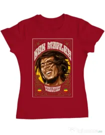 Tricou ADLER dama Rasta man Rosu