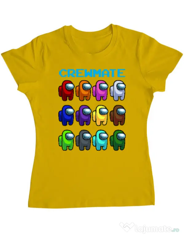Tricou ADLER dama Crewmate Galben