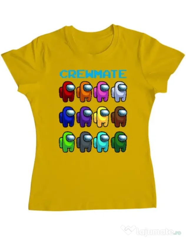 Tricou ADLER dama Crewmate Galben