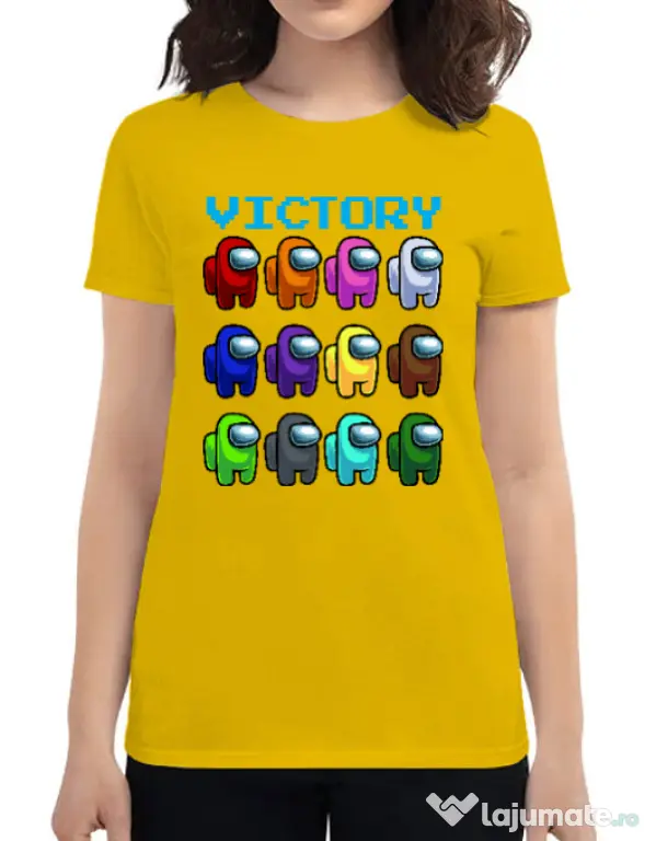 Tricou ADLER dama Victory Galben