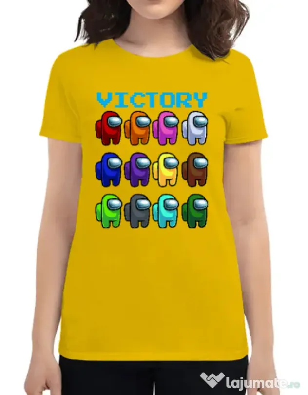 Tricou ADLER dama Victory Galben