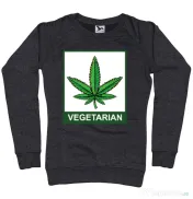 Bluza ADLER dama Vegetarian Negru melanj 