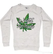 Bluza ADLER dama In weed we trust Migdala melanj 