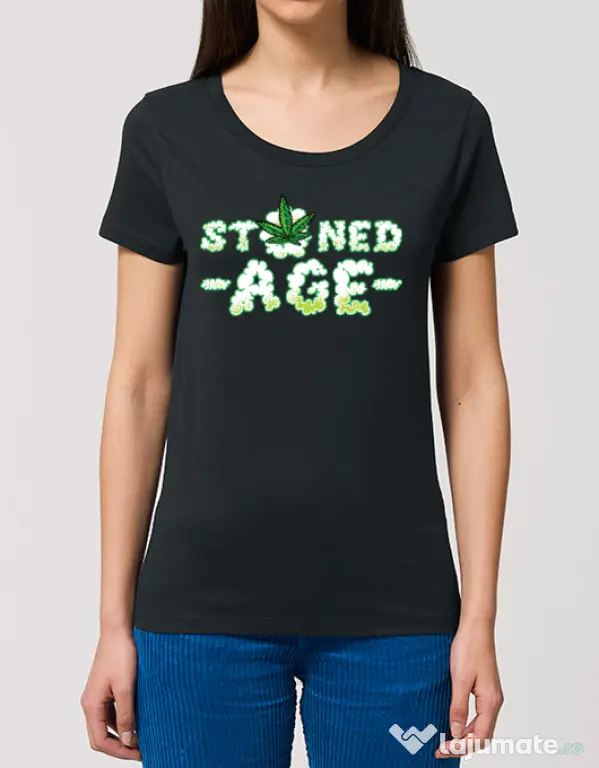 Tricou STANLEY STELLA dama Stoned age Negru