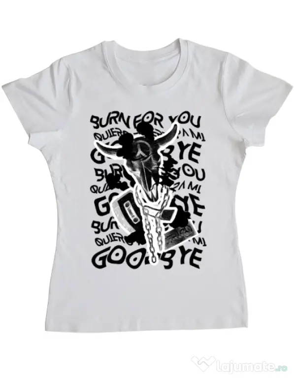 Tricou ADLER dama Symbolism Alb
