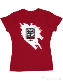 Tricou ADLER dama ZIUA CAND MA SCHIMB - Adi Morosanu Rosu