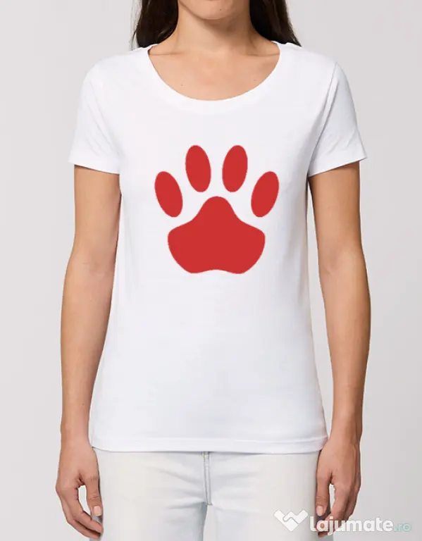 Tricou STANLEY STELLA dama Custom design Alb