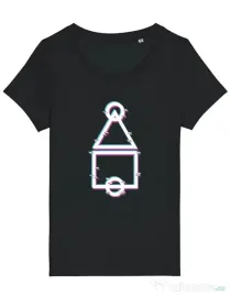Tricou STANLEY STELLA dama Glitch Squid Game Negru