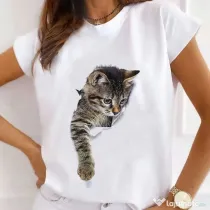 Tricou STANLEY STELLA dama Cute Cat 1