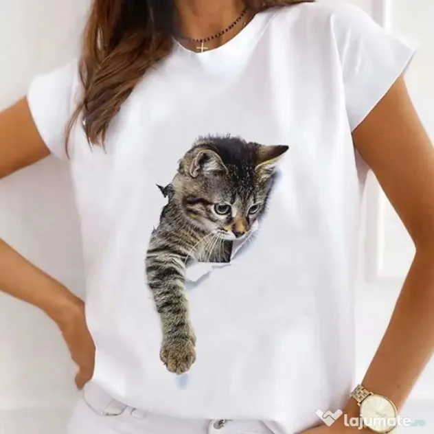 Tricou STANLEY STELLA dama Cute Cat 1