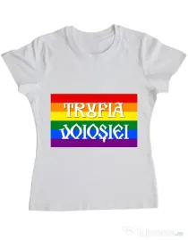Tricou personalizat dama Trufia Voiosiei Alb