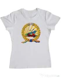 Tricou personalizat dama REPER Alb