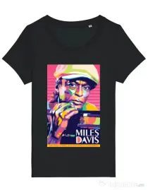 Tricou STANLEY STELLA dama Miles Davis Negru