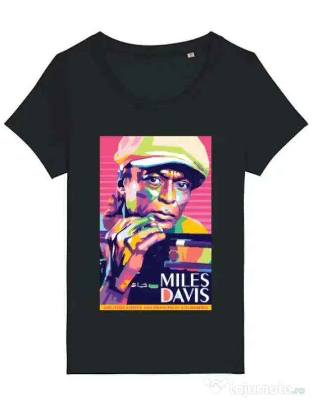 Tricou STANLEY STELLA dama Miles Davis Negru