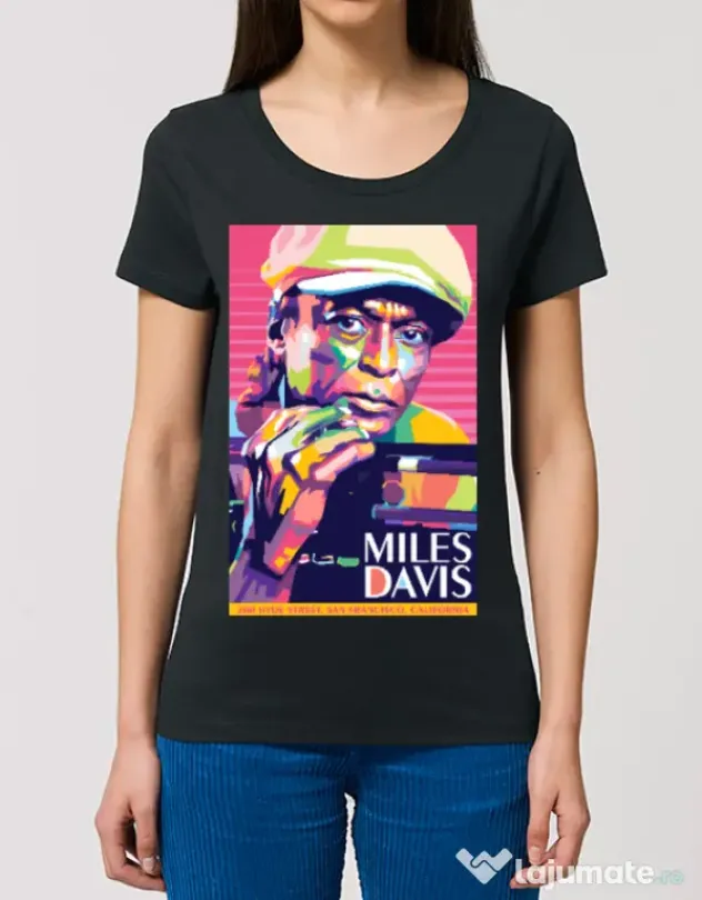 Tricou STANLEY STELLA dama Miles Davis Negru