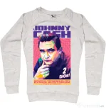 Bluza personalizata dama Johnny Cash Migdala melanj