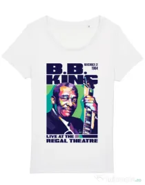 Tricou STANLEY STELLA dama BB KING Alb