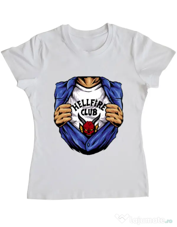 Tricou personalizat dama Release My Superpower Alb