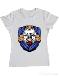 Tricou personalizat dama Release My Superpower Alb