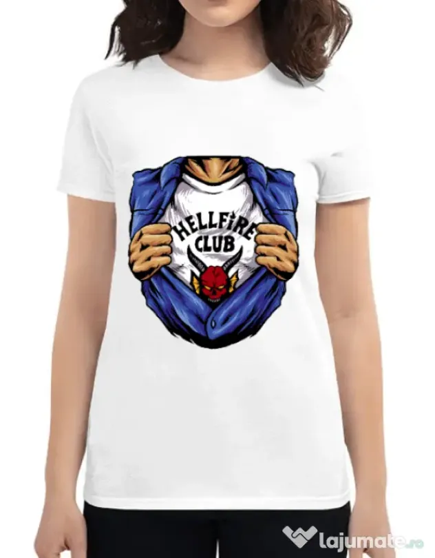 Tricou personalizat dama Release My Superpower Alb