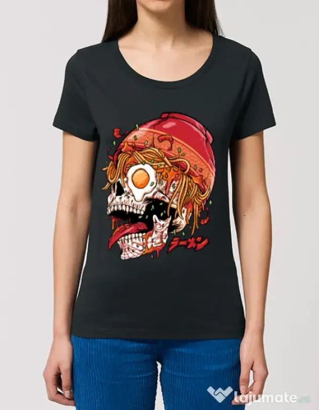 Tricou STANLEY STELLA dama spicy skull Negru