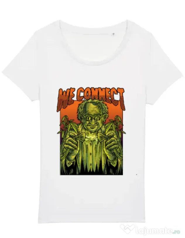 Tricou STANLEY STELLA dama WE CONNECT Alb