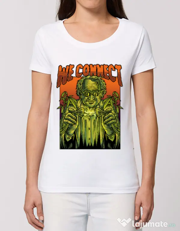 Tricou STANLEY STELLA dama WE CONNECT Alb