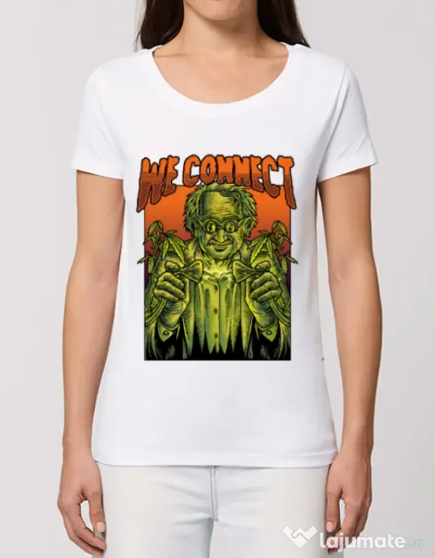 Tricou STANLEY STELLA dama WE CONNECT Alb