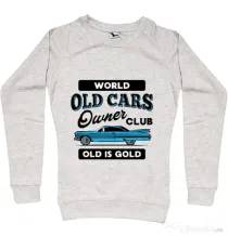 Bluza personalizata dama OLD CARS CLUB Migdala melanj