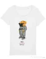 Tricou STANLEY STELLA dama New normal style Alb