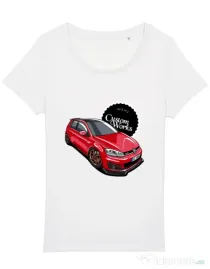 Tricou STANLEY STELLA dama Izabela - MK7 GTD vers.2 Alb