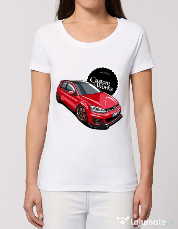 Tricou STANLEY STELLA dama Izabela - MK7 GTD vers.2 Alb