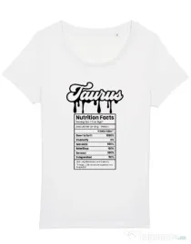Tricou STANLEY STELLA dama Zodiac | Taur Alb