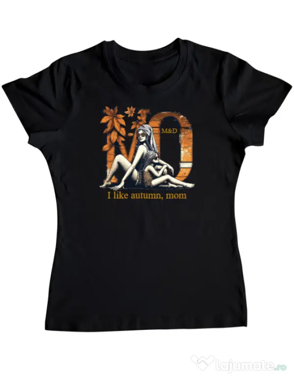 Tricou personalizat dama M&D 20 Negru
