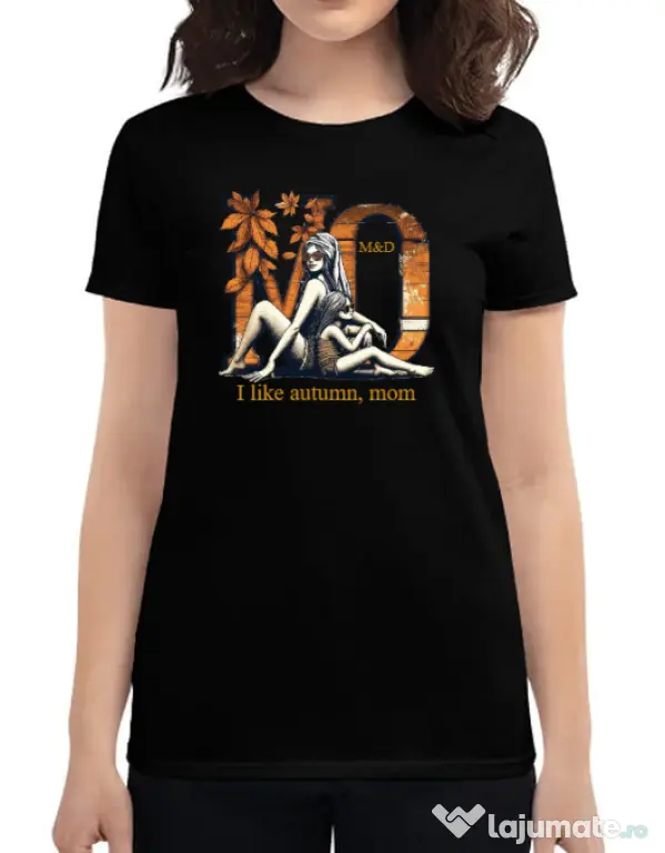 Tricou personalizat dama M&D 20 Negru