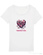 Tricou STANLEY STELLA dama Valentine\'s Day  2025 Alb