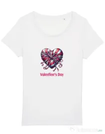Tricou STANLEY STELLA dama Valentine\'s Day 2025 Alb