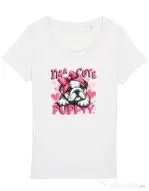 Tricou STANLEY STELLA dama BULLDOG 13 Alb