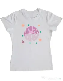 Tricou personalizat dama M&D 25 woman\'s day Alb